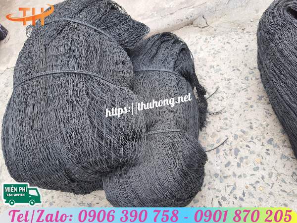 Lưới cước luồn dây màu đen Lưới cước luồn dây màu đen