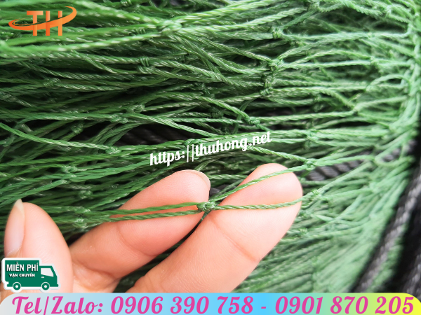 Lưới cước mắc nhỏ màu xanh rêu Lưới cước mắc nhỏ màu xanh rêu