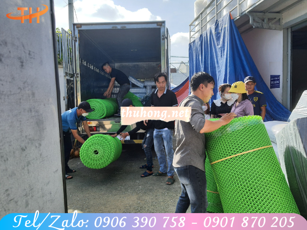 Thu Hồng giao hàng lưới mắt cáo nhanh chóng