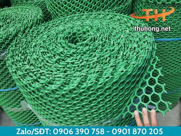 Lưới mắt cáo màu xanh 60cm, lỗ 1cm Lưới mắt cáo màu xanh 60cm, lỗ 1cm