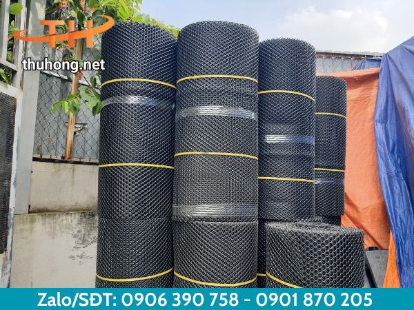 Lưới nhựa mắt cáo màu đen rào chuồng gà chuồng vịt Lưới nhựa mắt cáo màu đen rào chuồng gà chuồng vịt