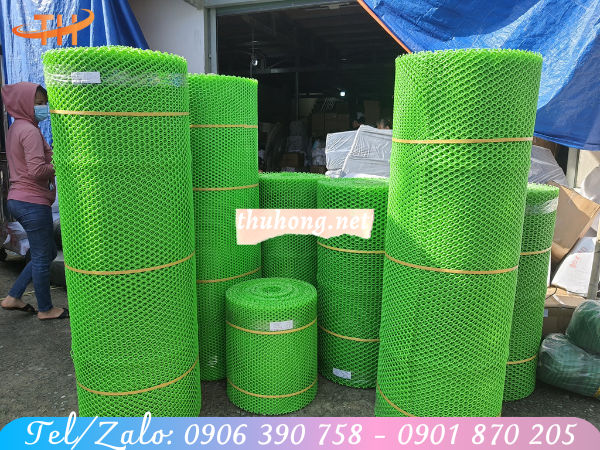 Lưới mắt cáo nhựa xanh đa dạng các khổ
