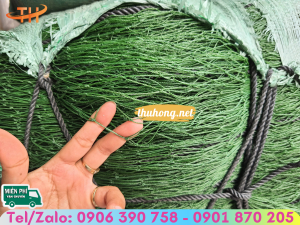 Lưới rêu luồn dây ô lưới 6cm Lưới rêu luồn dây ô lưới 6cm