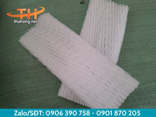 Lưới xốp bọc trái cây màu trắng Lưới xốp bọc trái cây màu trắng