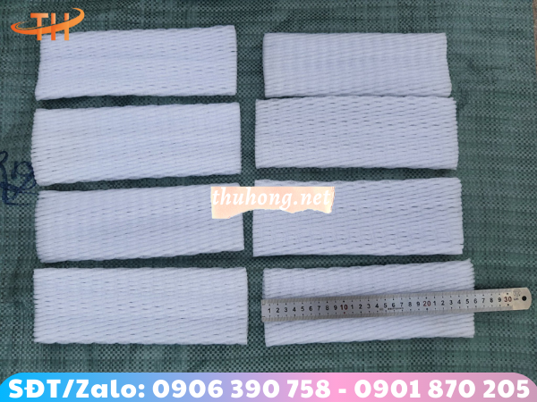 Xốp lưới màu trắng 26cm bọc dưa lưới