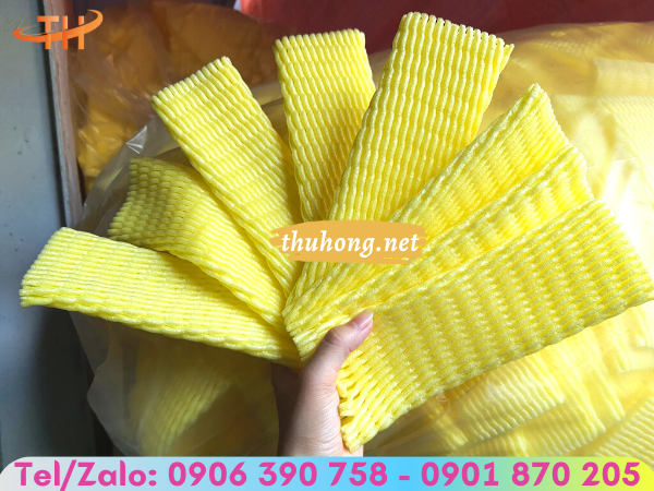 Lưới xốp vàng màu đẹp độ bền cao