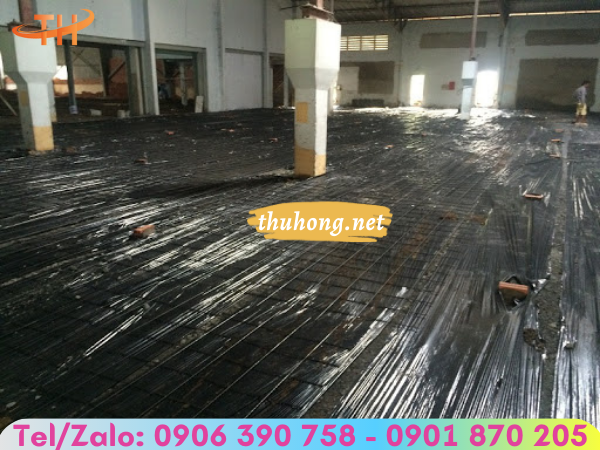 Màng nilon chống thấm đúc bê tông màu đen