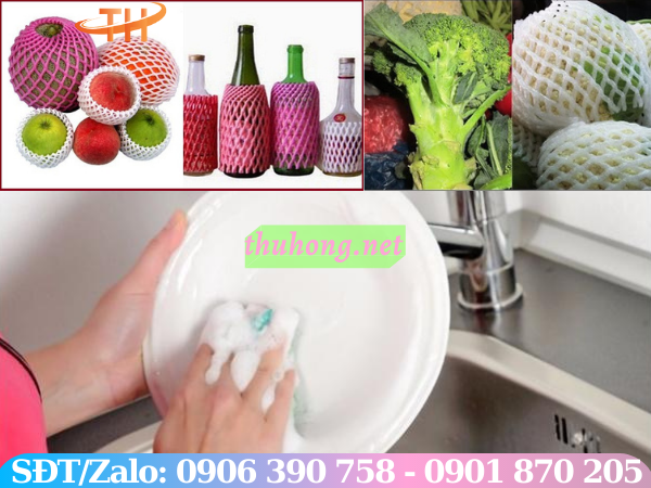 Mẹo vặt dùng lưới xốp bọc trái cây