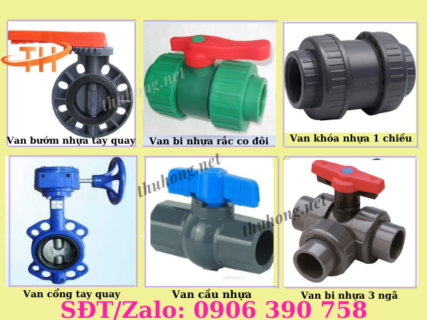 Mẫu các loại van nước