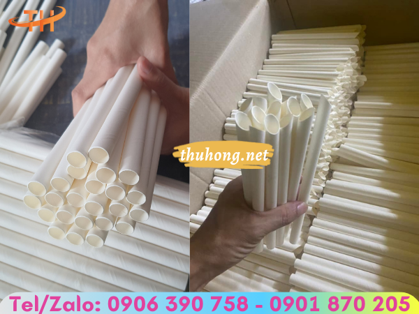 Phân biệt ống hút giấy đầu nhọn và đầu bằng