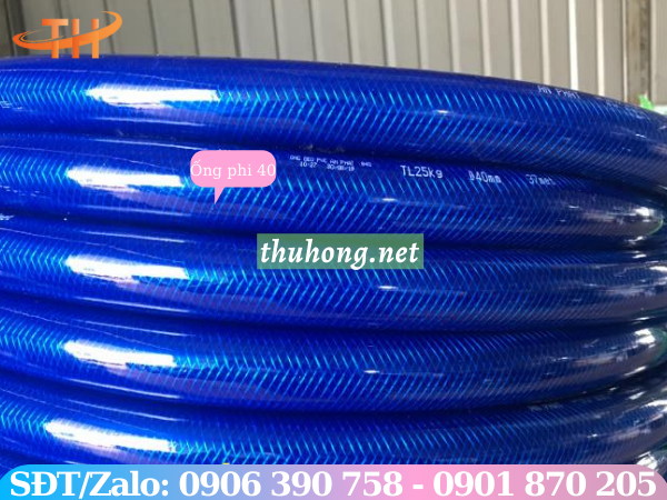 Ống nhựa lưới dẻo màu xanh