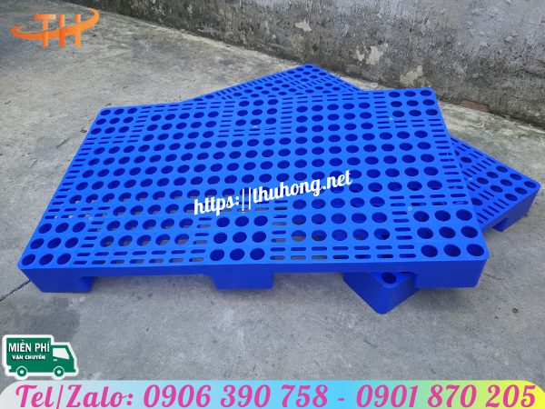 Pallet nhựa 6 chân cốc kích thước 1000x600x100mm Pallet nhựa 6 chân cốc kích thước 1000x600x100mm