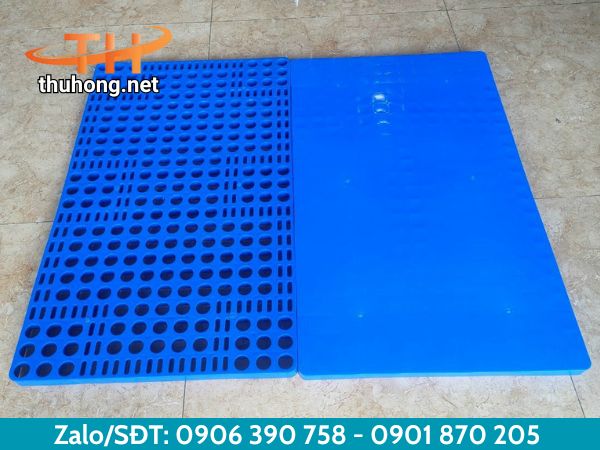 Pallet nhựa không chân mặt bít kích thước 100x60 Pallet nhựa không chân mặt bít kích thước 100x60