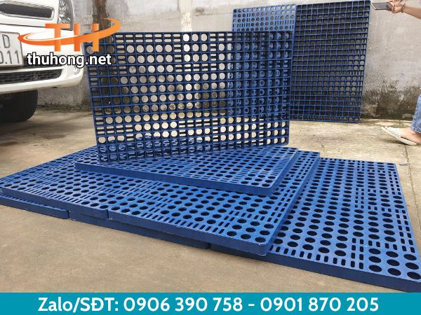 Pallet nhựa không chân mặt lưới Pallet nhựa không chân mặt lưới