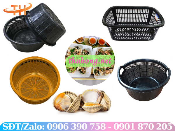 Một số loại rổ nhựa nuôi hải sản hiện nay