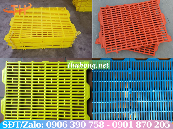 Sàn nhựa chăn nuôi đa dạng màu