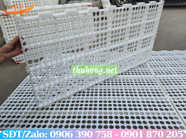 Sàn nhựa nuôi dê lỗ tròn