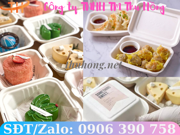 Hộp bã mía đa dạng mẫu mã