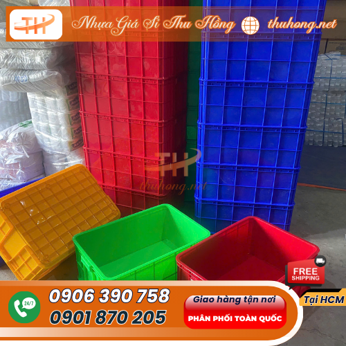 Thùng nhựa bít đủ màu giá xưởng Thùng nhựa bít đủ màu giá tại xưởng