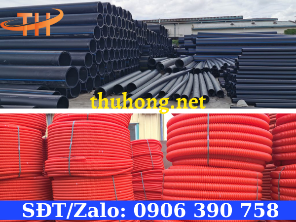 Ống nhựa HDPE trơn và gân xoắn