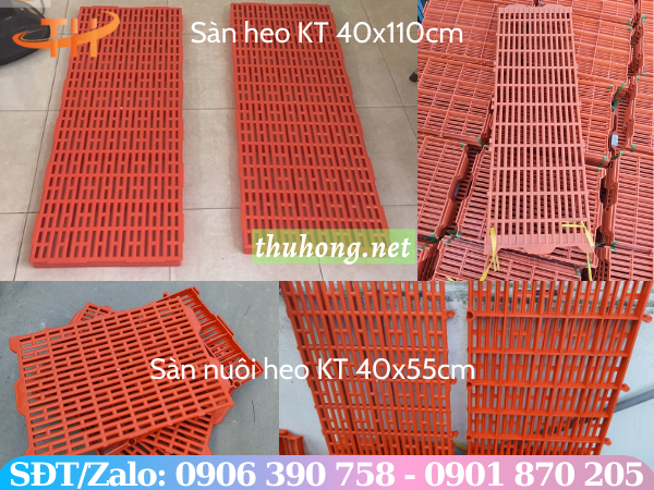 sàn nhựa nuôi heo đa dạng kích cỡ