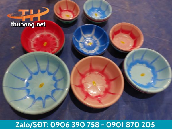 Thau nhựa tròn họa tiết đủ kích thước giá rẻ Thau nhựa tròn họa tiết đủ kích thước giá rẻ