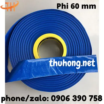 ỐNG VẢI BẠT CỐT DÙ MÀU XANH PHI 60MM
