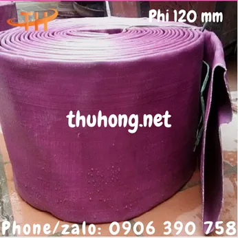 ỐNG VẢI BẠT CỐT DÙ MÀU TÍM PHI 120