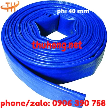 ỐNG VẢI BẠT CỐT DÙ MÀU XANH PHI 40MM