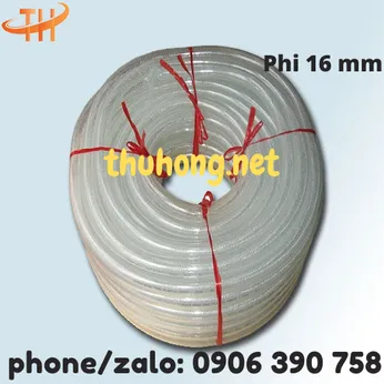 ỐNG NHỰA LƯỚI DẺO PVC  PHI 16 TRẮNG
