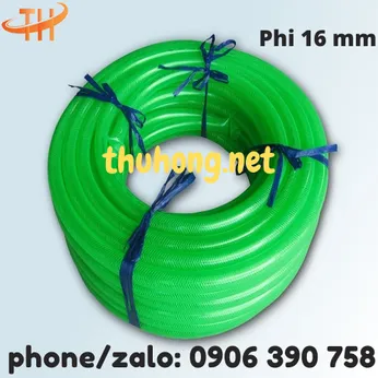 ỐNG NHỰA LƯỚI DẺO PVC Ø16 XANH LÁ