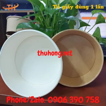 TÔ GIẤY ĐỰNG THỰC PHẨM ĐỦ DUNG TÍCH