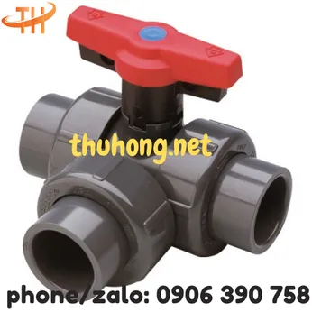 VAN BI NHỰA 3 NGÃ PVC