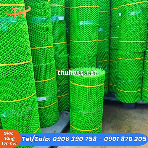 LƯỚI NHỰA CỨNG LÀM CHUỒNG GÀ VỊT XANH NHẠT