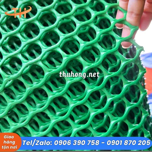 LƯỚI NHỰA CỨNG LÀM CHUỒNG GÀ VỊT XANH ĐẬM