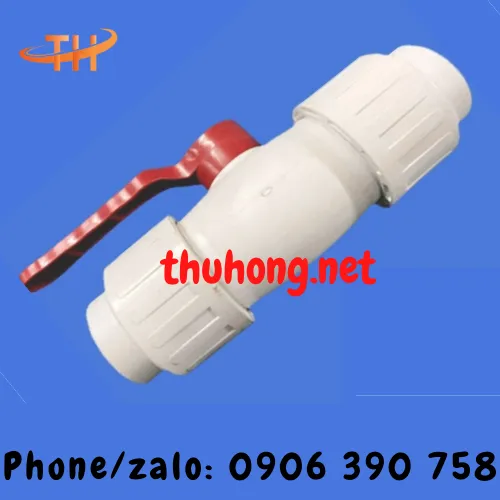 VAN BI NHỰA RẮC CO GẠT 2 ĐẦU