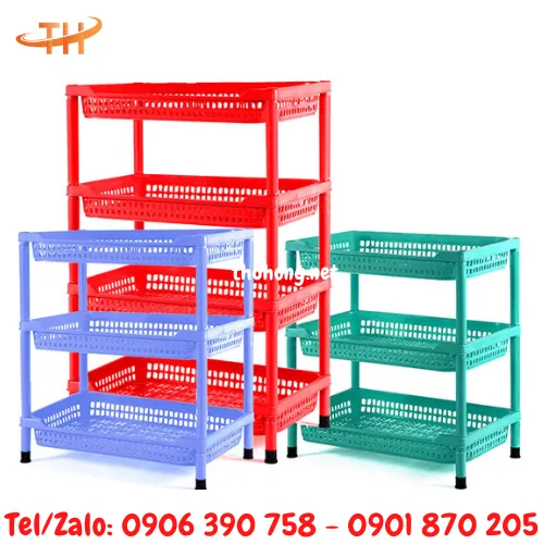 KỆ CHÉN NHỰA NHIỀU TẦNG