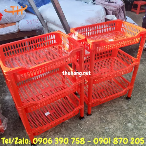 KỆ CHÉN NHỰA NHIỀU TẦNG