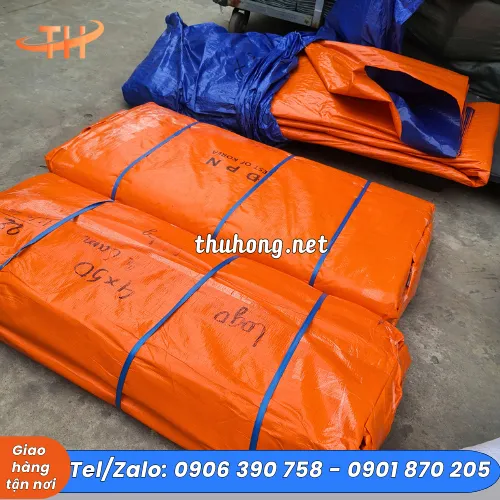 Bạt nhựa xanh cam, đen Hàn Quốc