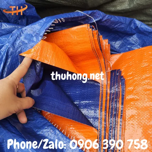 Bạt nhựa xanh cam, đen Hàn Quốc