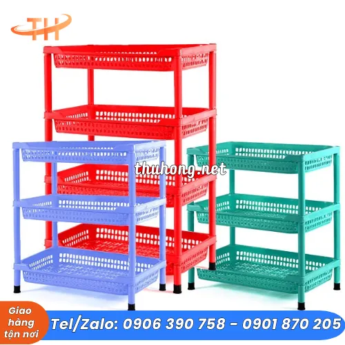 KỆ CHÉN NHỰA NHIỀU TẦNG