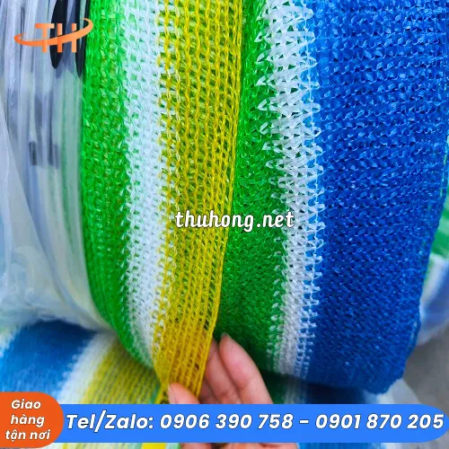 LƯỚI CHE NẮNG DỆT KIM NHIỀU MÀU