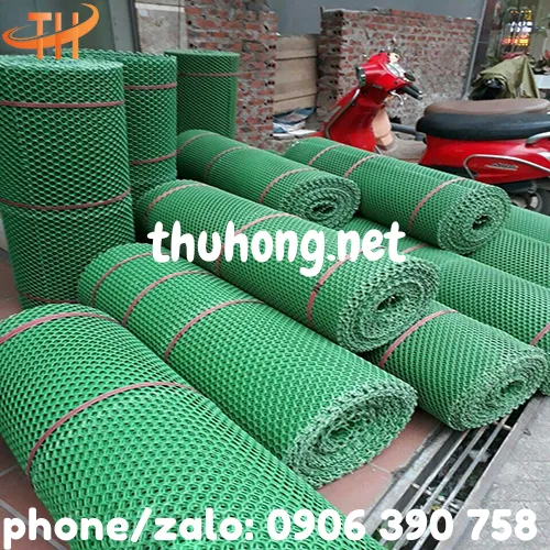 LƯỚI NHỰA CỨNG LÀM CHUỒNG GÀ VỊT XANH ĐẬM