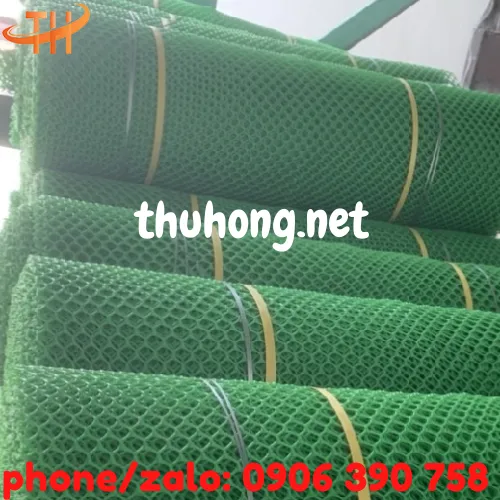 LƯỚI NHỰA CỨNG LÀM CHUỒNG GÀ VỊT XANH ĐẬM