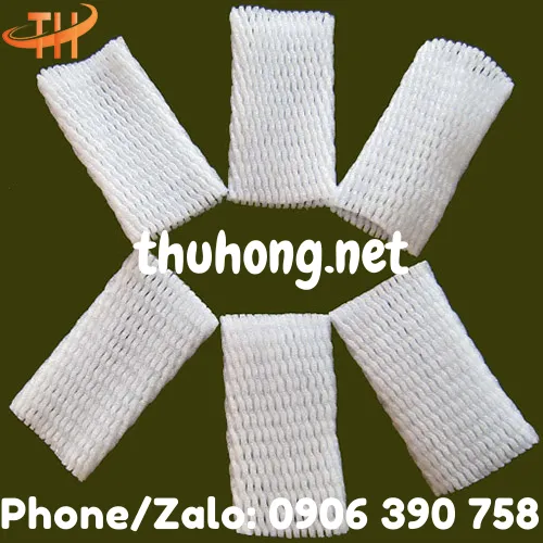 LƯỚI XỐP BỌC TRÁI CÂY 15CM MÀU TRẮNG