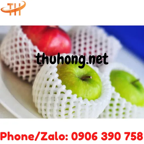 LƯỚI XỐP BỌC TRÁI CÂY 15CM MÀU TRẮNG