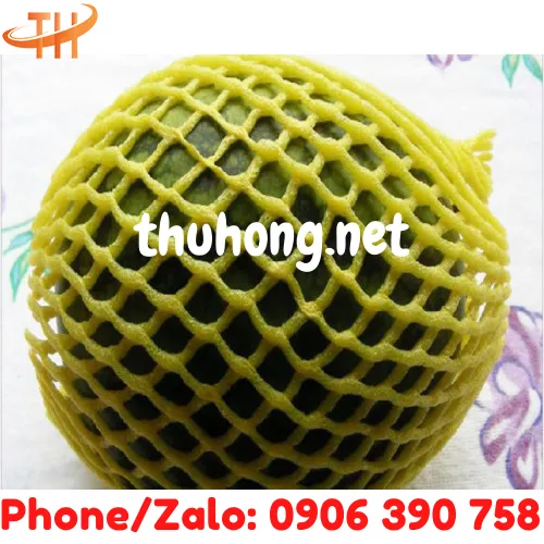 LƯỚI XỐP BỌC TRÁI CÂY 22CM MÀU VÀNG
