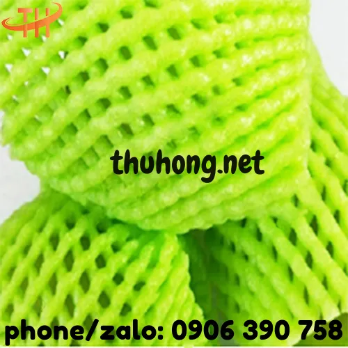 LƯỚI XỐP BỌC TRÁI CÂY 15CM MÀU XANH
