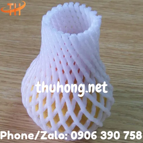LƯỚI XỐP BỌC TRÁI CÂY NGUYÊN CUỘN 1KG MÀU TRẮNG