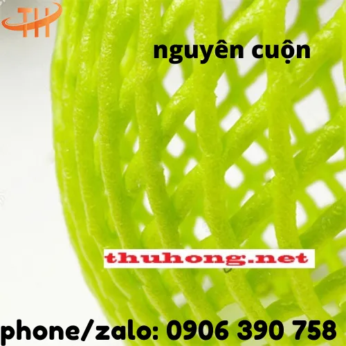 LƯỚI XỐP BỌC TRÁI CÂY NGUYÊN CUỘN 1KG MÀU XANH